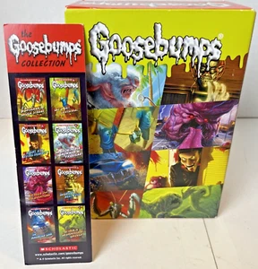 Goosebumps Boxed Set with Bookmark 8 Books RL Stine Scary Kids Stories Halloween - Picture 1 of 7