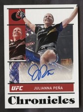 2022 Panini Chronicles UFC Julianna Pena Bantamweight AUTO