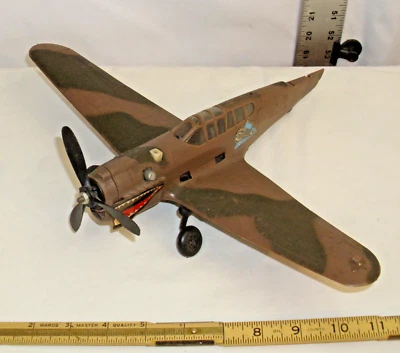 TESTORS KEEP'EM FLYING TIGER GAS AIRPLANE TETHER CONTROL LINE PARTS TOY - Image 1 of 4