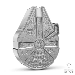 STAR WARS - 2023 NEW ZEALAND MINT COINS - MILLENNIUM FALCON™ (SKU 30-01482) - Picture 1 of 3
