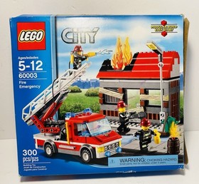 LEGO City 60003 Fire Emergency Set Complete w/ Manual & Box