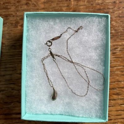 Ожерелье с подвеской из стерлингового серебра 925 пробы Tiffany & Co. Elsa Peretti - Изображение 1 из 4