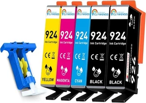5 x kompatybilne atramenty 924 BCMY do HP OfficeJet Pro 8122e 8130e 8124e 8120e 8125e - Zdjęcie 1 z 4