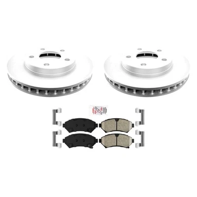 For Pontiac Grand Prix 97-03 AmeriPRO Plain Front Brake Kit w Ceramic Pads - Image 1 of 3