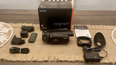 Sony FDR-AX700 4K Camcorder With Sony ECMB10 Shotgun Microphone - Image 1 of 2