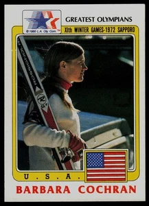 1983 Topps Greatest Olympians #8 Barbara Cochran USA - Bild 1 von 2