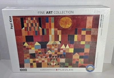Rompecabezas Eurográficos - "Castillo y Sol" Por Paul Klee - 1000 Piezas Arte Completo Foto 1 de 4