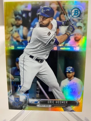 Bowman Chrome 'Gold Refractor' Eric Hosmer #98 2017 serie 07/50 Foto 1 de 3