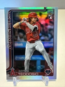 2025 Topps Series 2 Bryce Teodosio Rookie Rainbow Foil #635 - Angels - Photo 1/2