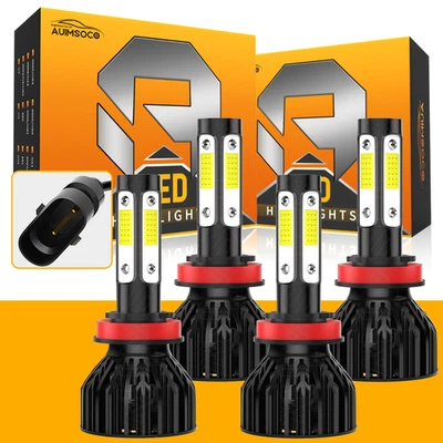 Faros LED 4x bombillas altas/bajas blancas brillantes para Volkswagen Routan 2009 2011-2014 Foto 1 de 4