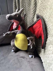 Pokemon Shiny Charizard Black Plush Soft Toy Teddy Kid Gift Adjustable UK Seller - Picture 1 of 3