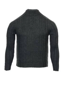 INC International Concepts Gray Cable Knit Half Zip Sweater 2XL $90 - Image 1 of 4