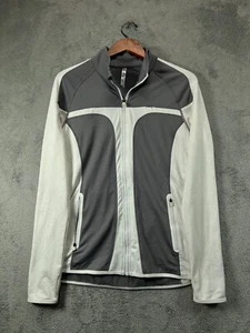 Fabletics Athletic Trainingsjacke Damen Medium Grau Weiß Reißverschluss Langarm Active - Bild 1 von 8