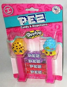 Pack de 2 DISPENSADORES PEZ Cupcake Queen & Kookie Cookie Cookie Shopkins - Imagen 1 de 1