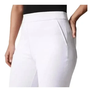 Spanx Women's On-the-Go Kick Flare Pant 20373R Classic White size L/G New - Picture 1 of 19