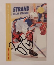 1994-95 Leaf Elit Swedish SHL #272 In Person Auto Roger Öhman Malmo