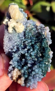 Muestra de ágata de uva verde Starlight calcedonia botrioidal natural 21,3 g ie2923 - Imagen 1 de 15