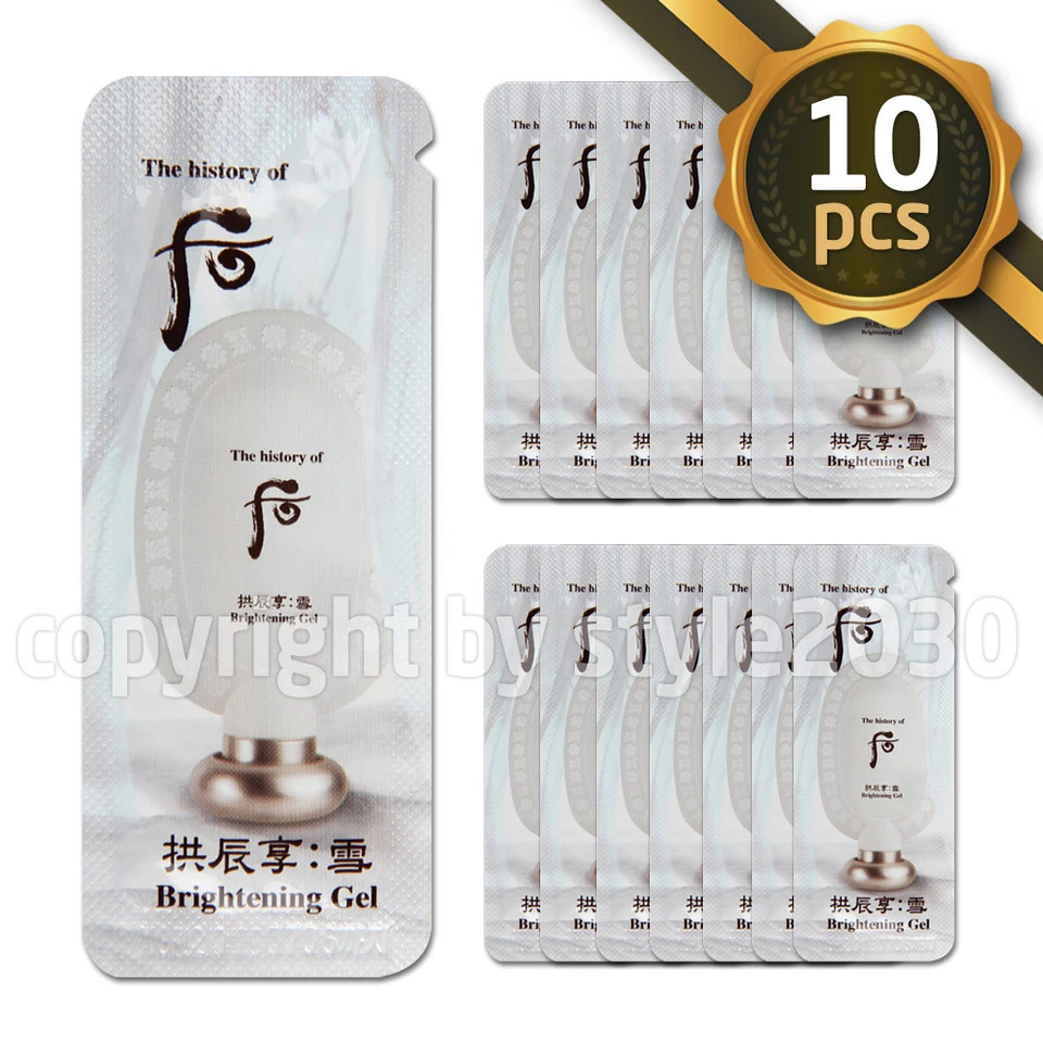 The history of Whoo Gongjinhyang Seol Brightening Gel 1ml x 10pcs Peeling Gel - image 1 of 1