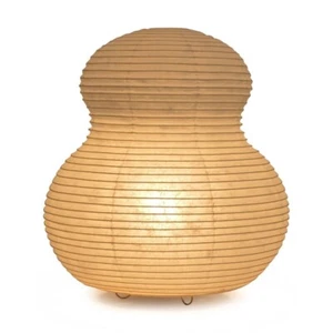 Shigeru Uchida Paper Moon lamp gourd Japanese Authentic Washi White Lamp 100V - Picture 1 of 5