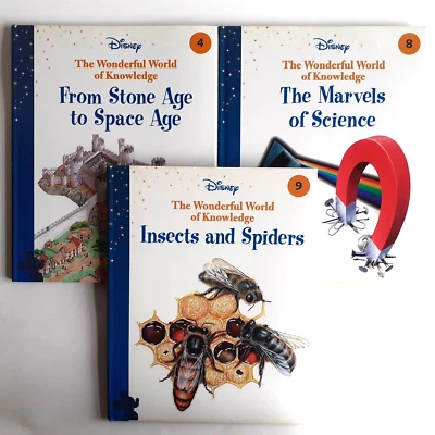 Disney Wonderful World of Knowledge Lot, From Stone Age to Space Age, Hardback - Image 1 of 4