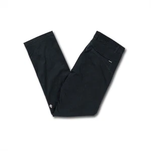 NWOT! Volcom Friggin Chino Pants Tilly Black flat front Sk8 Slacks Size 38 X 32L - Picture 1 of 7
