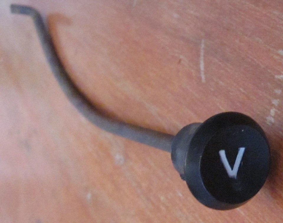 Sunbeam Tiger II Alpine V Dash Fresh Air Vent Control Lever & Knob (LH?) Orig - Image 1 of 3