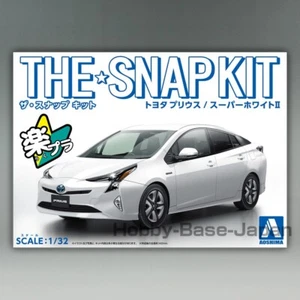 Toyota Prius (Super White II) 1/32 AOSHIMA The Snap Kit Nº2-A Modelo Plástico - Imagen 1 de 9