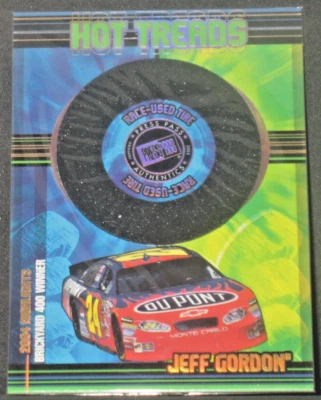Jeff Gordon 2005 Press Pass Premium Hot Treads #HTR10 (70/100) Race Used Tire - Image 1 of 2