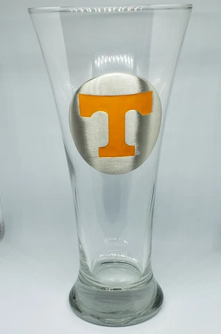 University Of Tennessee 20 Oz. Pilsner Glass set of 2 Cover