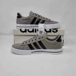 Adidas Daily 3.0 FW3270 Freizeitschuhe Herren Größe 10 Skateboarding Taube grau schwarz - Bild 1 von 8