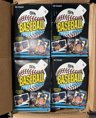 Caja de cera de béisbol Donruss 1985 ¡36 paquetes sin buscar de estuche completo! Foto 1 de 3