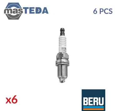 Z116 ENGINE SPARK PLUG SET PLUGS BERU 6PCS NEW OE REPLACEMENT - Image 1 of 4