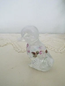 Fenton Opalescent Duckling, HP Veilchen, Künstler signiert - Bild 1 von 6