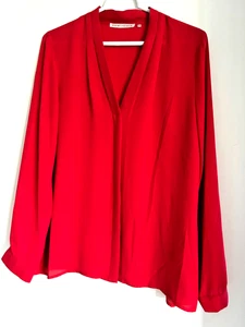 VIOLET + CLAIRE WOMEN RED BLOUSE SIZE: M - Picture 1 of 5