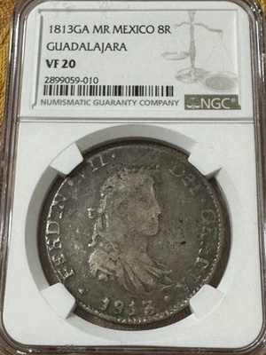 1813Ga Mr Mexico 8R Guadalajara (independencia) - Image 1 of 4