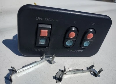 Interruptor de ventana eléctrica OBS 1987-1991 Ford F150 F250 F350 cerradura de puerta lado derecho del conductor  Foto 1 de 4