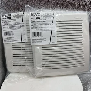 -TWO-  Broan Nutone FGR101 Replacement Grille Cover Bathroom Vent White   NEW - Picture 1 of 5