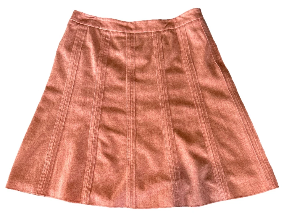 Nueva falda de lana rosa con forro Merona Barbiniecore Academia con etiqueta talla 10 Foto 1 de 4