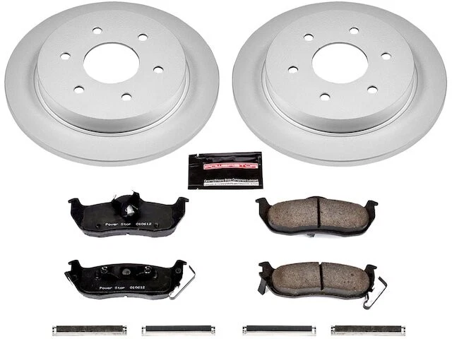 Rear Brake Pad and Rotor Kit For 2004-2010 Infiniti QX56 2005 2006 2007 YZ825FT Foto 1 de 1