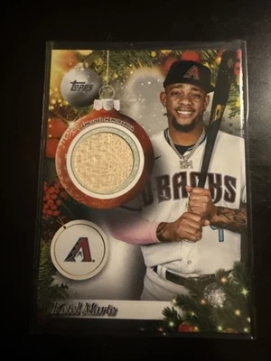 2025 Topps Holiday - Relics Ketel Marte #PR-KM (MEM) - Image 1 of 2