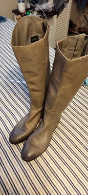 Botas de montar SAM EDELMAN GRIS Penny talla 10 hasta la rodilla Foto 1 de 4