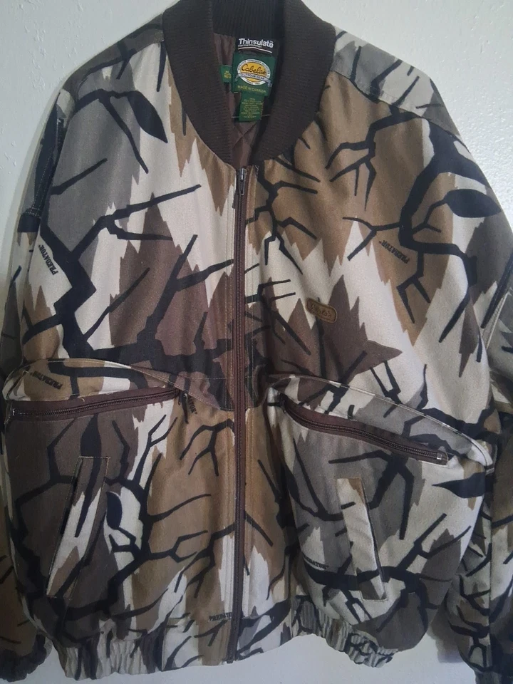 Vintage Predator Cabela’s Camouflage Jacket Size XL Bomber Lightweight Thinsulat - Image 1 of 4