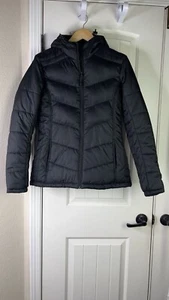 Magellan Outdoors Women's Puffer Jacket Sz L Black Insulated Hooded NWOT - Picture 1 of 21