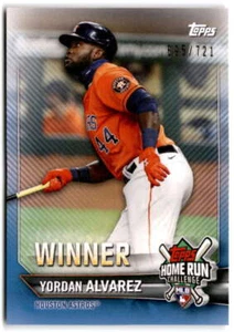 2021 Topps Home Run Challenge Winner #HRW-11 Jordan Alvarez /721 Houston Astros - Bild 1 von 2