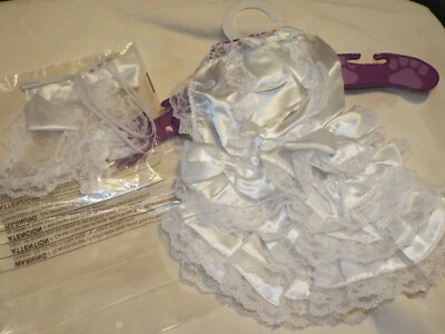 Rubies Pet Shop Boutique White Wedding Bride Doggy Dress Small Dog Puppy Doggy - Image 1 of 4