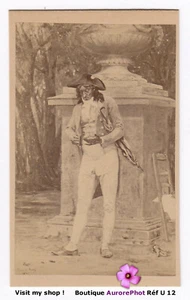 TABLEAU PEINTURE "SEUL AU RENDEZ-VOUS" de E. ANDRÉ, CDV GOUPIL à PARIS -U12 - Imagen 1 de 1