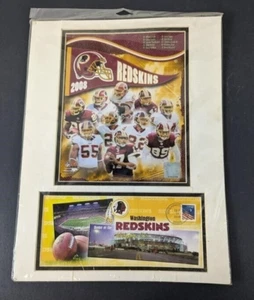 NFL 2008 Washington Redskins Envelope w/ Postage & Team 8 x 10 Photo Licensed - Picture 1 of 5