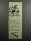 1952 Ac'cent MSG Ad - It's really nothing, says Mom when the family brags