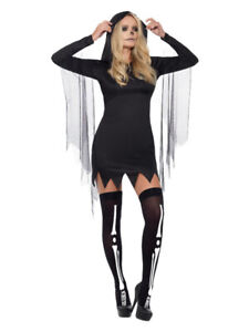 Fever Sexy Reaper Costume, Black