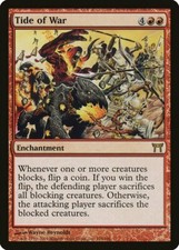 Tide of War Champions of Kamigawa NM Red Rare MAGIC GATHERING CARD ABUGames